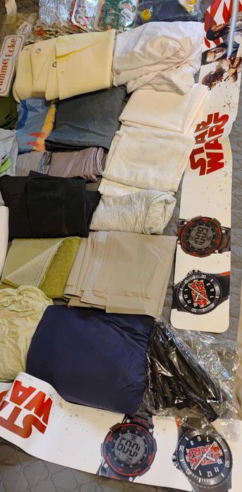 ZESTAW TEKSTYLIÓW art. domowe powystawowe używane uszkodzone s952