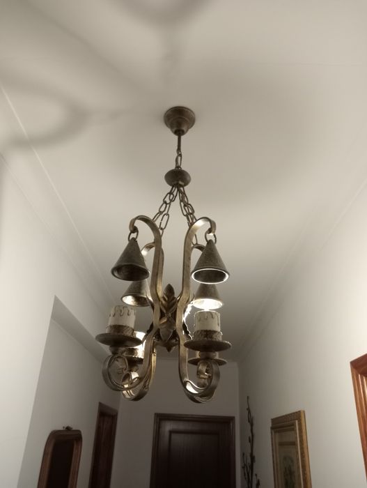 Two Iron Ceiling Lamps423919869493913602