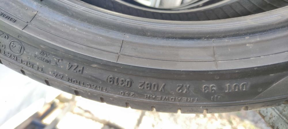 Opony letnie 4x225/40/19 Pirelli 19r 5,5x6mm Run Flat