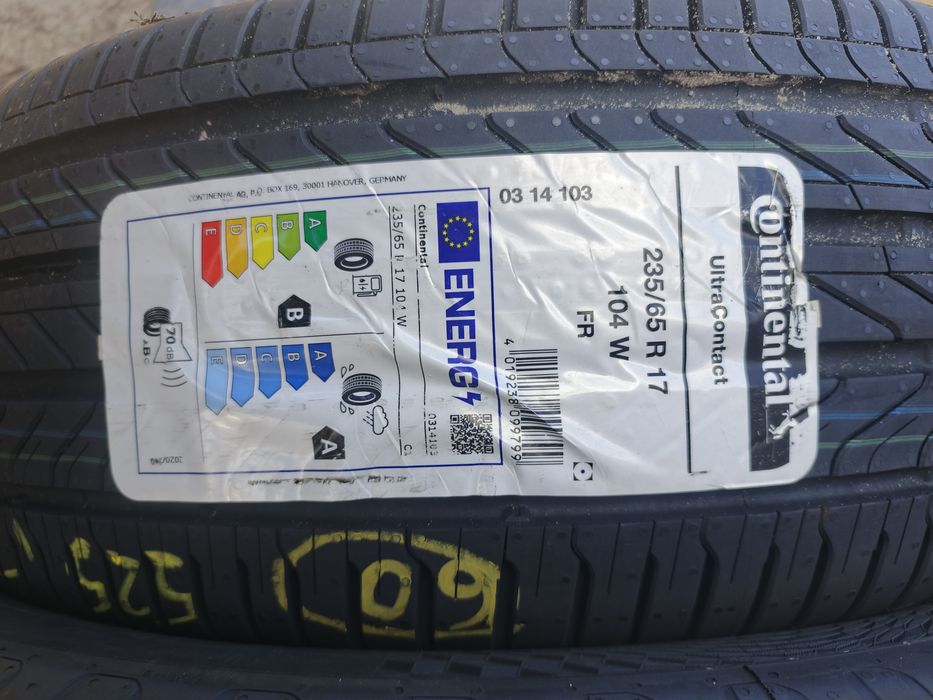Nowe opony letnie 235/65/17 Continental 2 sztuki 25r