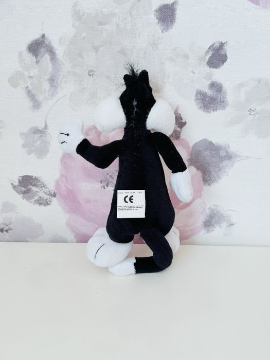 Maskotka kinder niespodzianka Maxi kot Sylwester, vintage