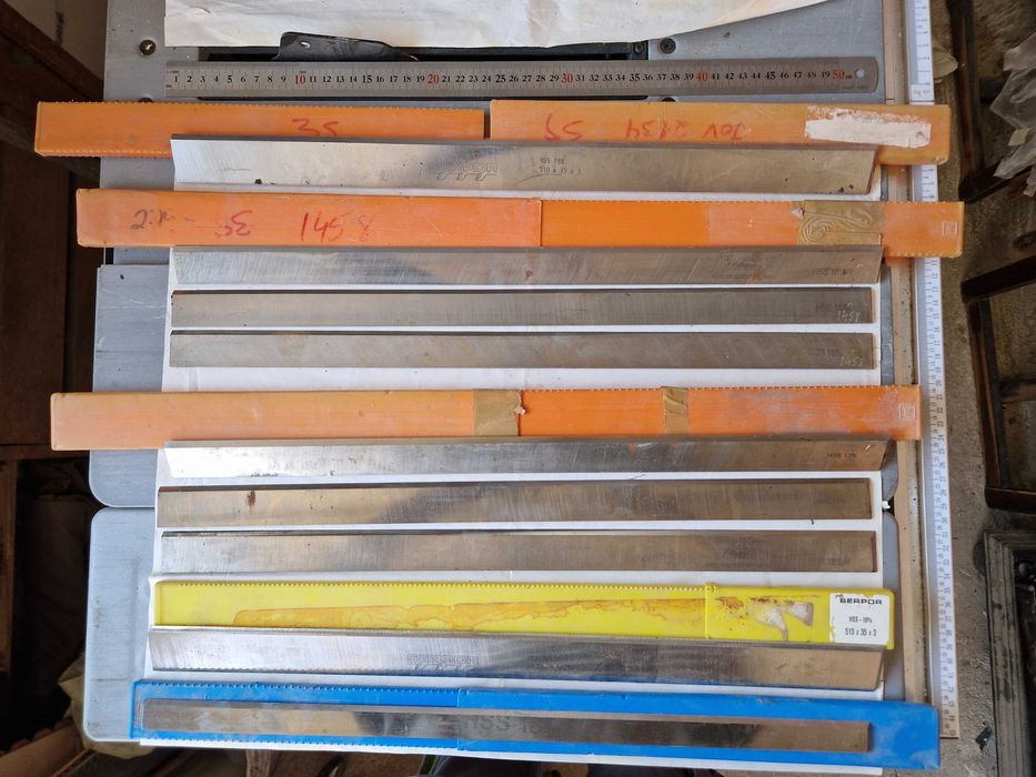 lâmina de garlopa/plaina elétrica