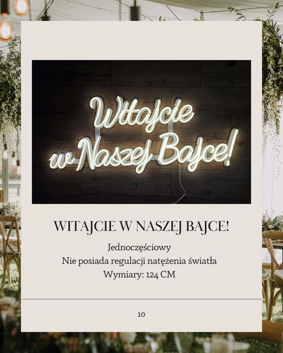 Wypożyczalnia napisów led - lokalnie w Lublinie/Czuby