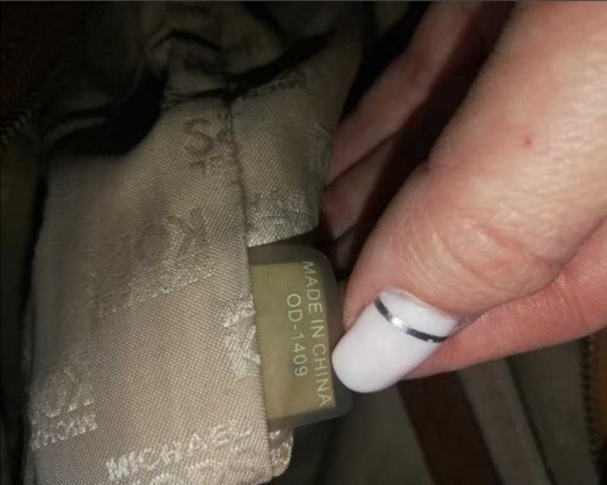 Брендовая кожаная сумка Michael Kors