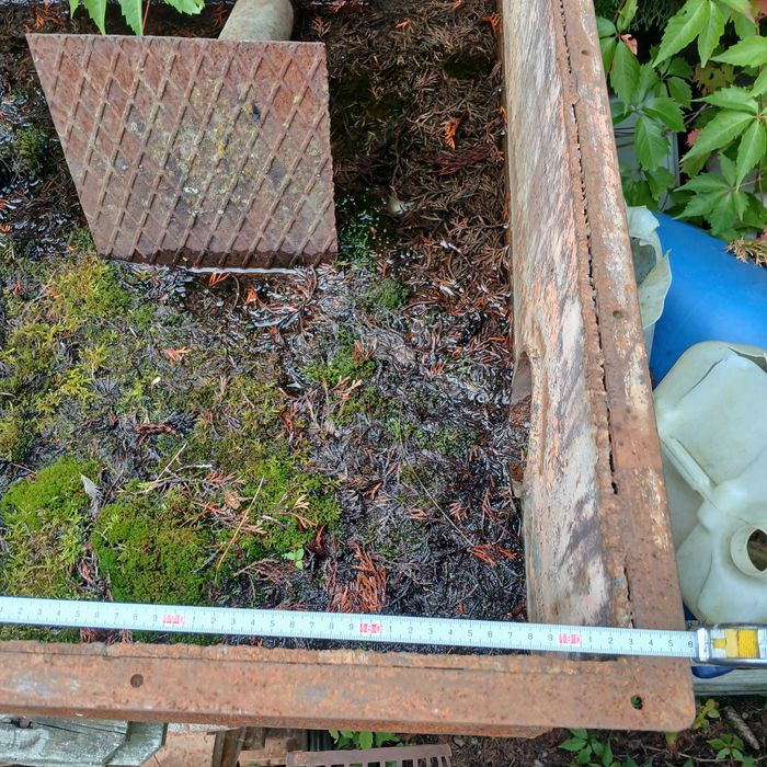 Zbiornik stalowy otwarty 2m x 1m x 0.3m