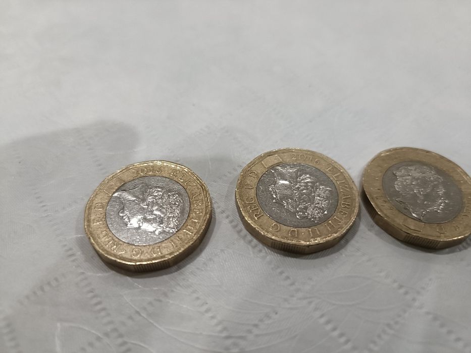 MOEDA 1 Libra RAINHA ELIZABETH II ONE POUND 2016