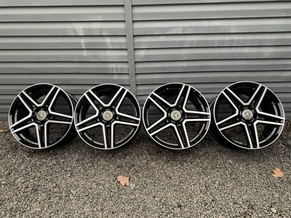 Оригінальні титанові різноширокі диски Mercedes 5/112 R18 5*112 18