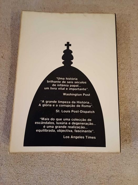 Livro - Papas perversos, de E.R. Chamberlin. Ed LIBER 1976