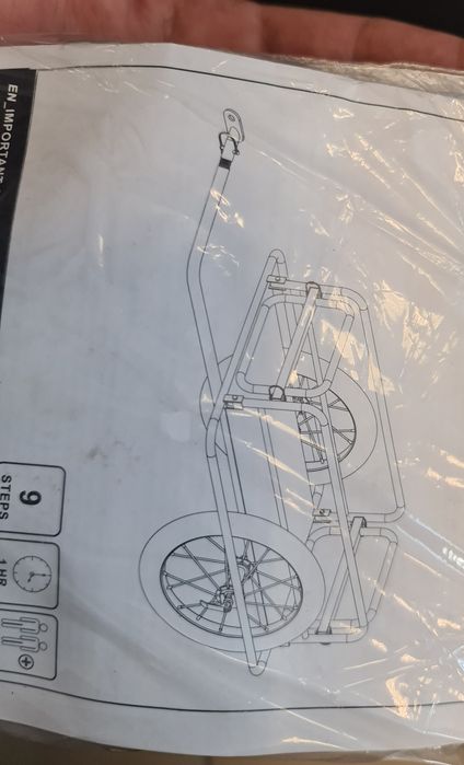 Przyczepka rowerowa do towaru