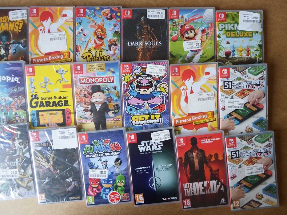 PŁOCK N I N T E N D O SWITCH gry na konsolę Switch PUDEŁKOWE nowe