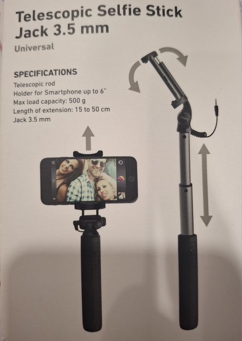 Selfie Stick Jack 3.5 mm