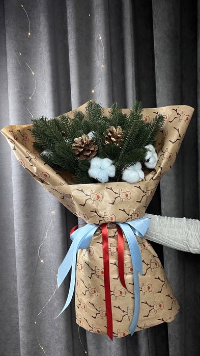 Букет з ялинки довговічний 650грн! Тільки на чор