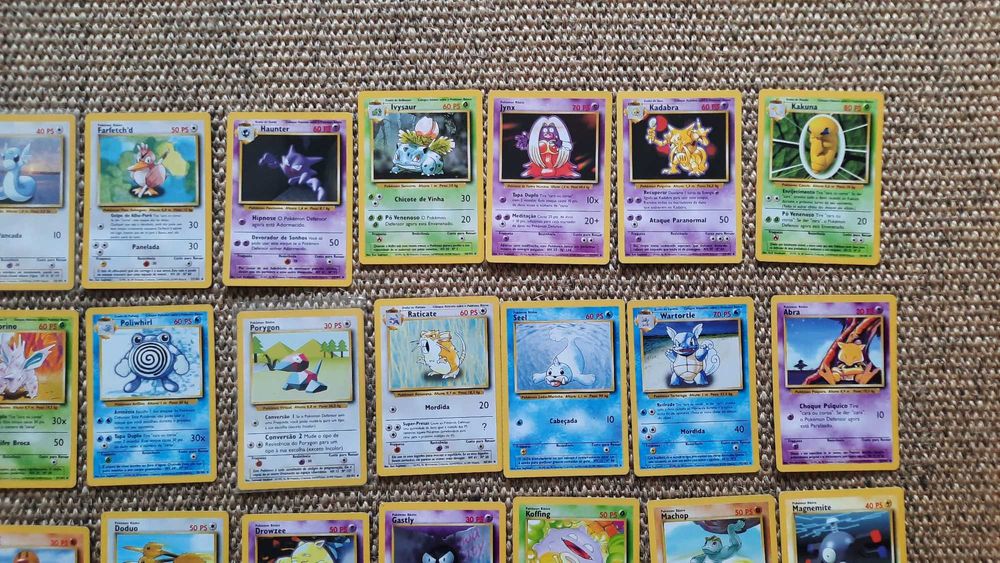 Cartas Pokémon Base Set WOTC - Português Mint / Near Mint - Comuns & Incomuns