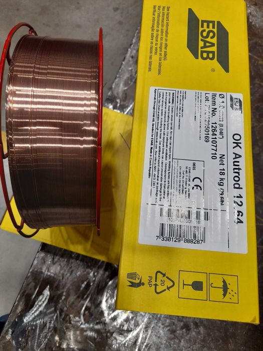 Сварочная проволока 1 мм,18 кг.