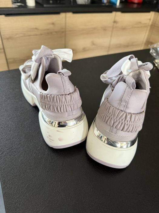Sneakersy damskie buty sportowe liliowe fioletowe 37