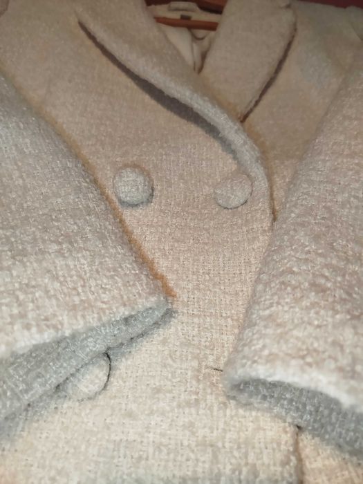 Blazer assertoado, branco pérola, H&M - EUR40