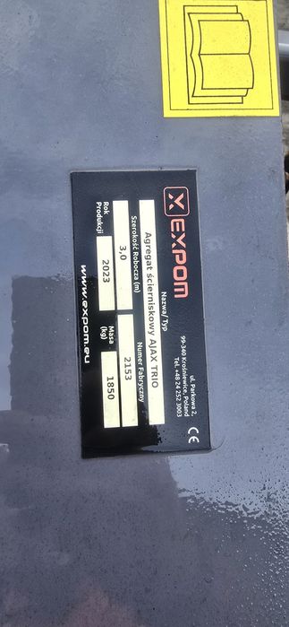 Agregat bezorkowy expom ajaxtrio