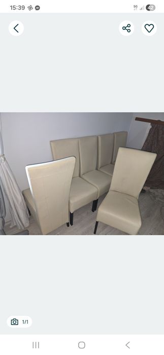 Krzesła komplet 6 szt