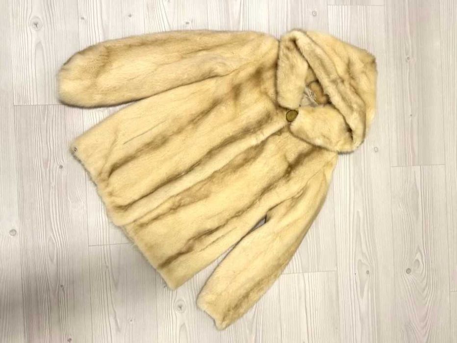 Шуба норкова, коротка, автоледі, світла Pelliccia Furs, р. ХS-S