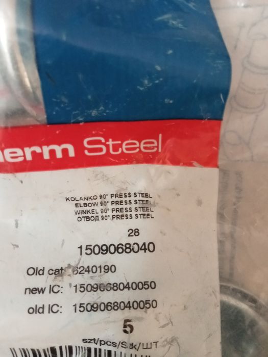 Kolanko KAN Therm kształtki press CO stal