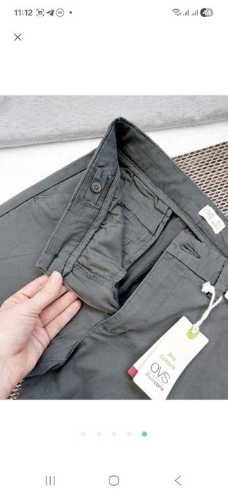 Комплект для хлопчика OVS лонгслів  + котонові брюки