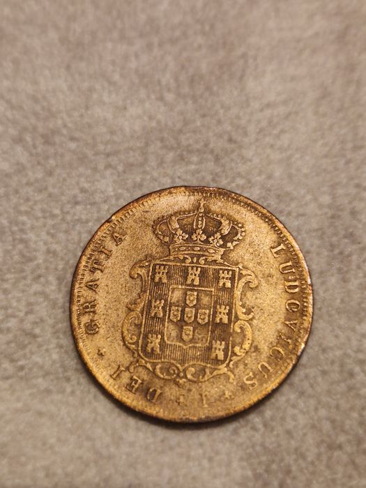 Moeda de 5 Reis D. Luís I 1867