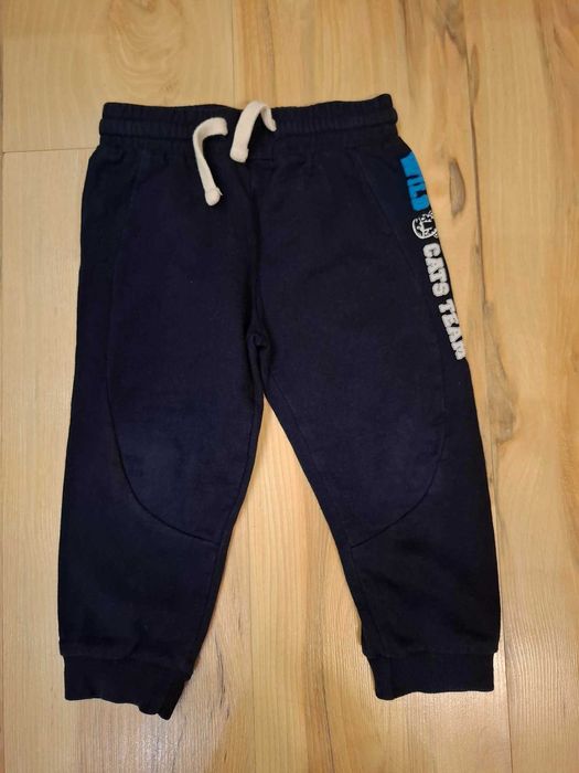 so cute 92 granatowe spodnie dresowe dres dresy dziecięce dla dziecka
