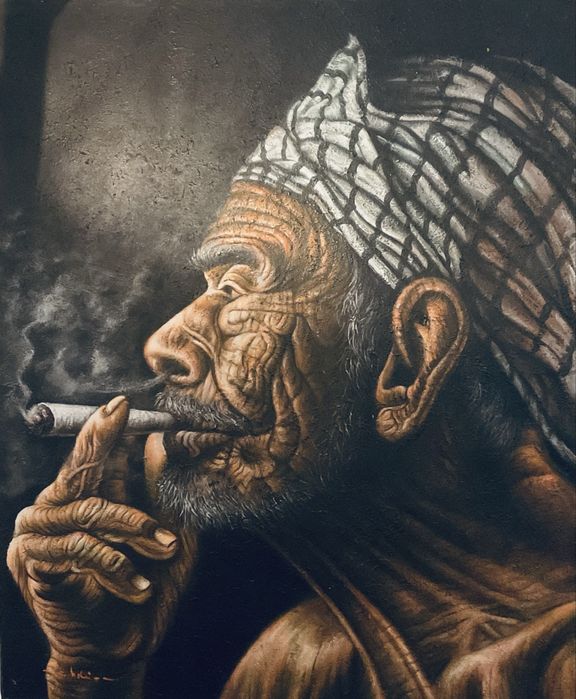 Quadro pintado á mão