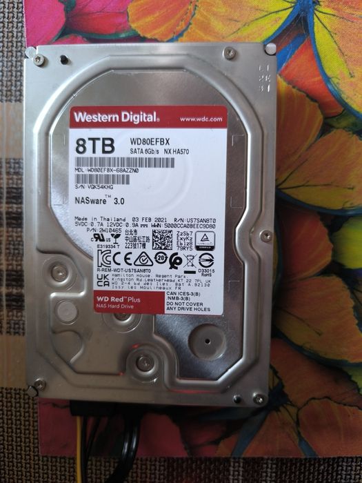 Жорсткий диск, HDD WD Western Digital 8 tb