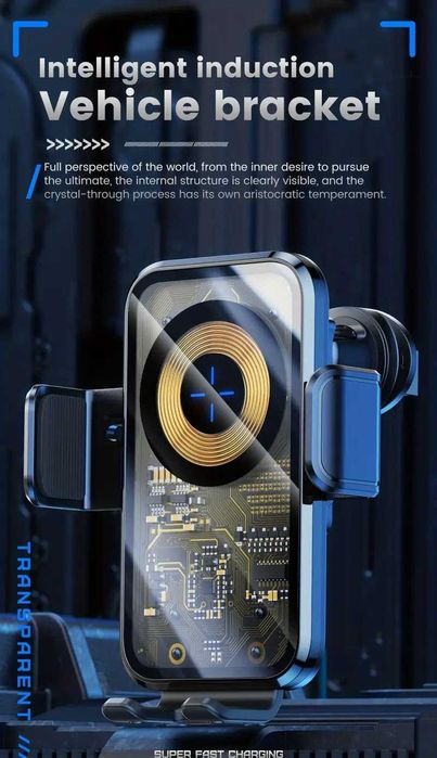 Nowa Bezprzewodowa Ładowarka Samochodowa z Uchwytem Indukcyjnym