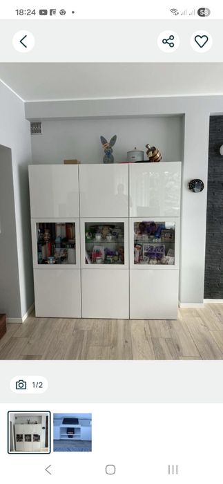 Ikea Besta biały lakier