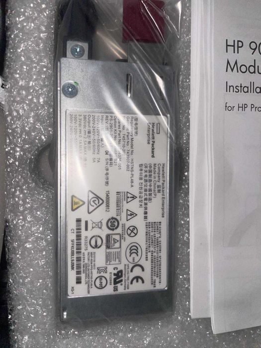 Fonte HP 900 W HSTNS-PL48-A – Hot-Plug, Gen9