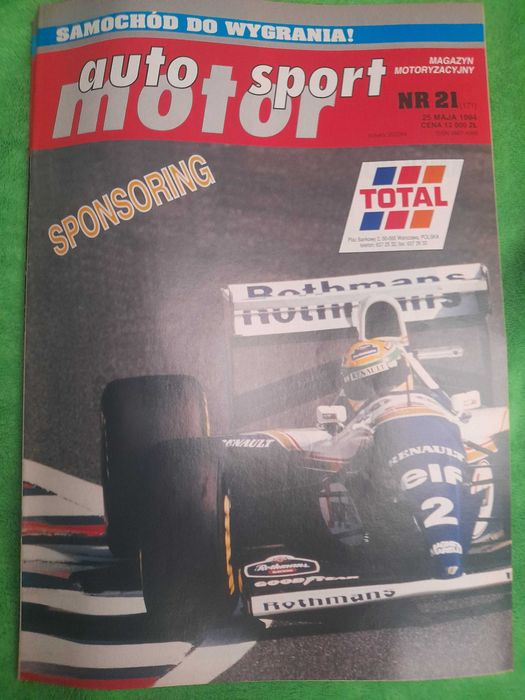 AMS Honda CBR 900 Subaru Legacy Lambo Diablo Toyota Celica rok 1994