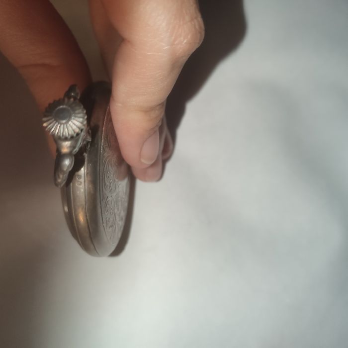 Relógio de Bolso em Prata Jean Mercier - 17 Jewels/17 Rubis