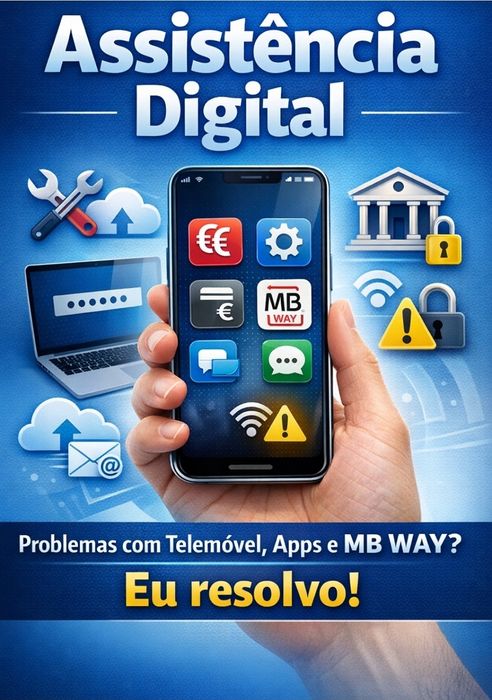Ajuda com telemóvel, MB WAY, bancos e burocracias – Rápido e eficaz