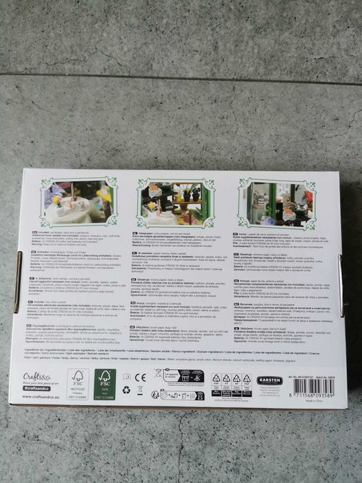 DYI Miniaturowy Domek Greenhouse Cafe