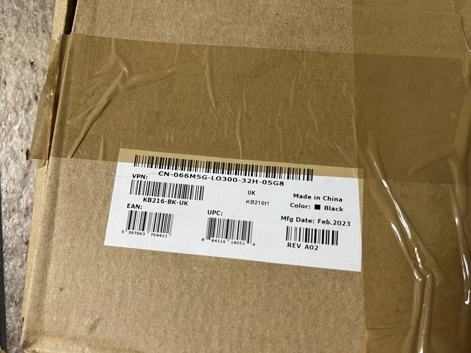 Провідна клавіатура + миша Dell KB216 (нова, USB)