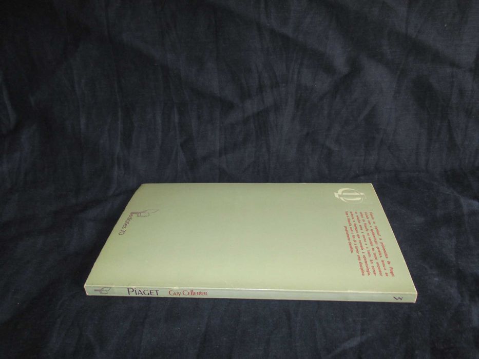 Livro Piaget Guy Cellerier Biblioteca Básica de Filosofia