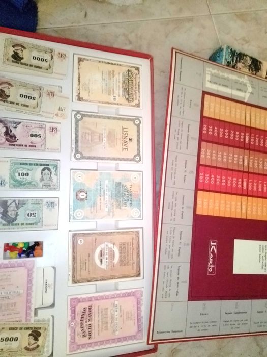 jogo de tabuleiro jogo a bolsa de 1976