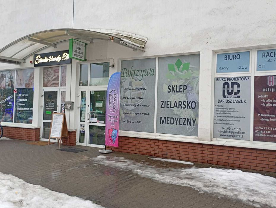 SODA POINT Warszawa (Tarchomin), Ceramiczna 9/U2 Wymiana nabojów CO2