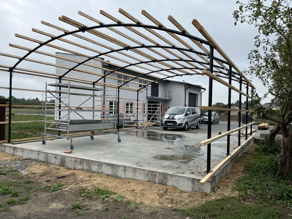 Konstrukcja hali łukowej