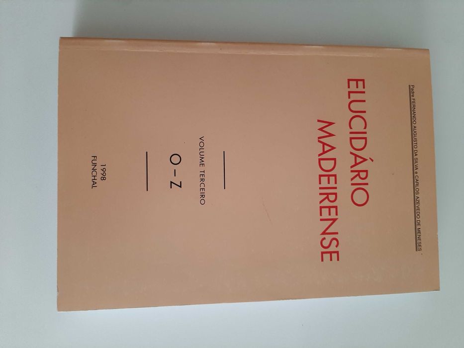 Elucidário Madeirense - 3 volumes