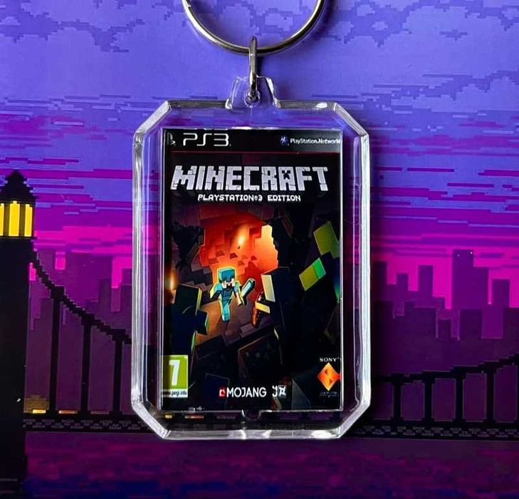 Brelok Minecraft - mini okładka PS3