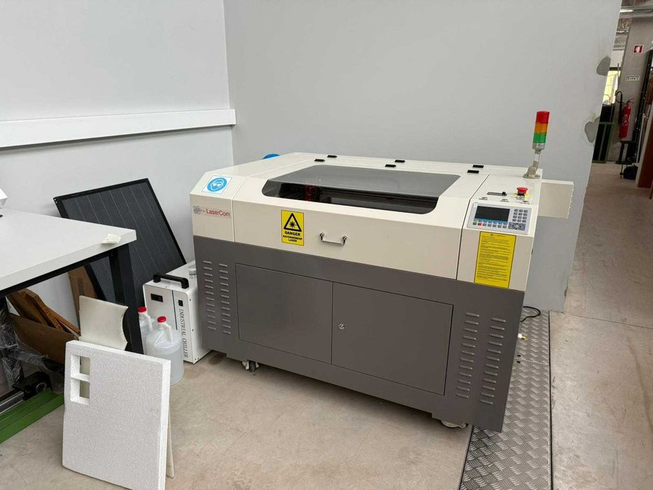 Máquinas Laser CO2 100w 900x600mm corte/gravação Garantia
