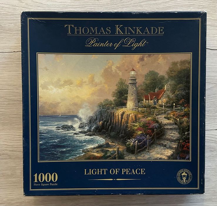 Puzzle 1000 Gibsons Thomas Kinkade "Light of Peace"
