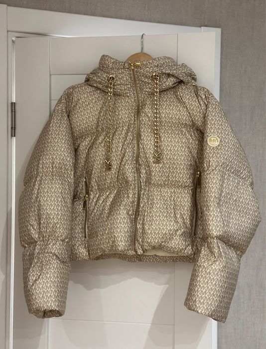 Michael Kors пуховик пуфер лого монограма лого оригінал майкл корс