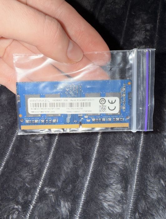 ОЗУ, DDR 4, для ноутбука, 2 gb