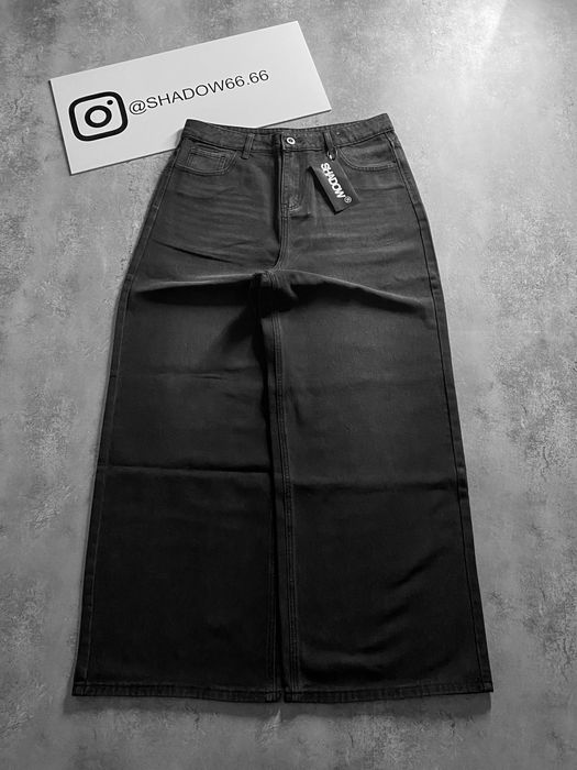 Baggy jeans “MEGA” | Широкі джинси чорні type jaded skate sk8 rap y2k