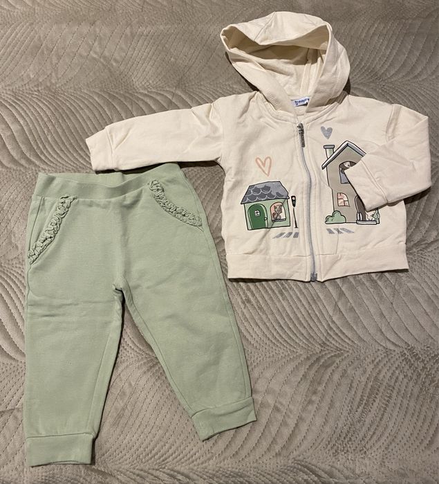 2 calças + 2 camisolas + 1 casaco (9M - Mayoral)