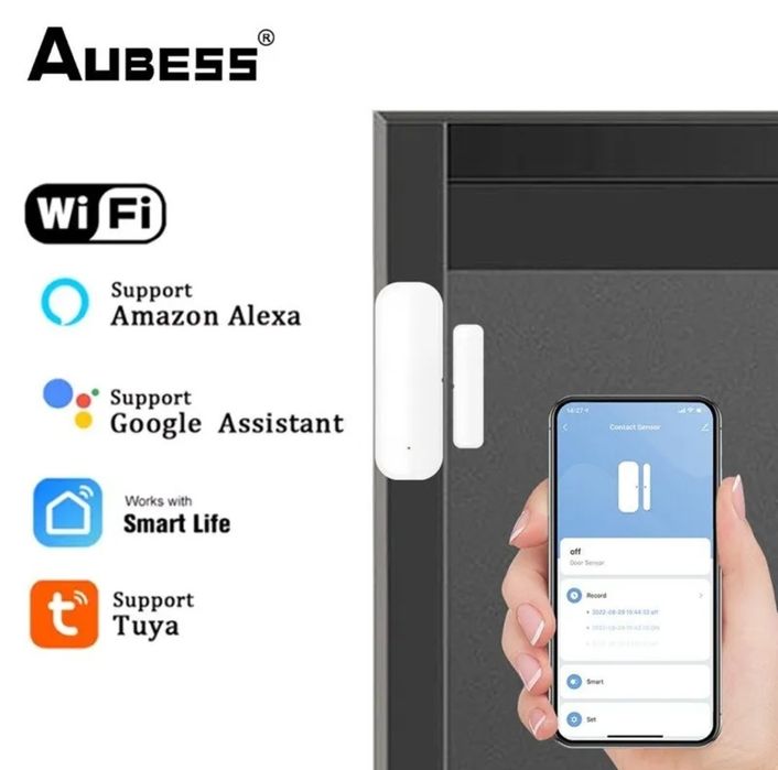 Detetor de portas e janelas com wifi